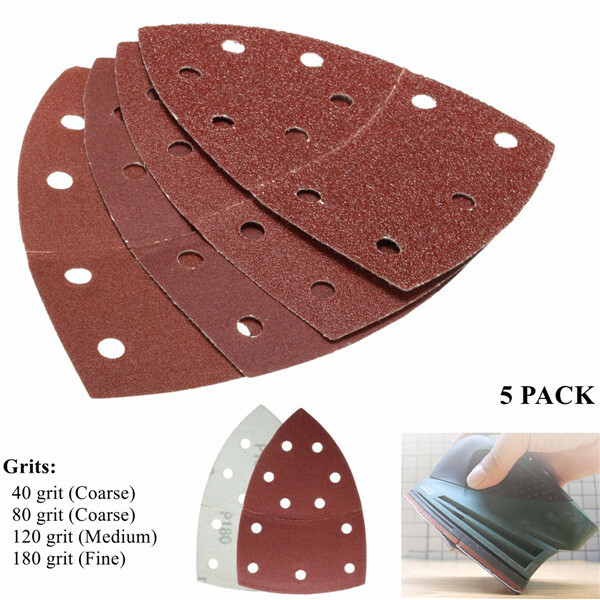 Triangle sandpaper mouse sanding sheets 40/80/120/180 grit sanding pads