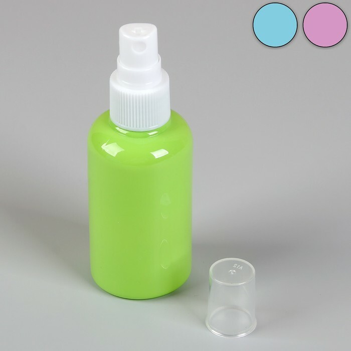 Vorratsflasche, mit Spray, 75 ml, MIX color
