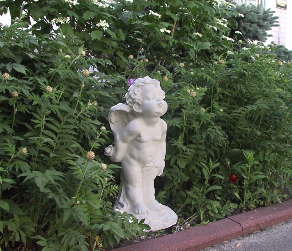 esculturas para os anjos do jardim