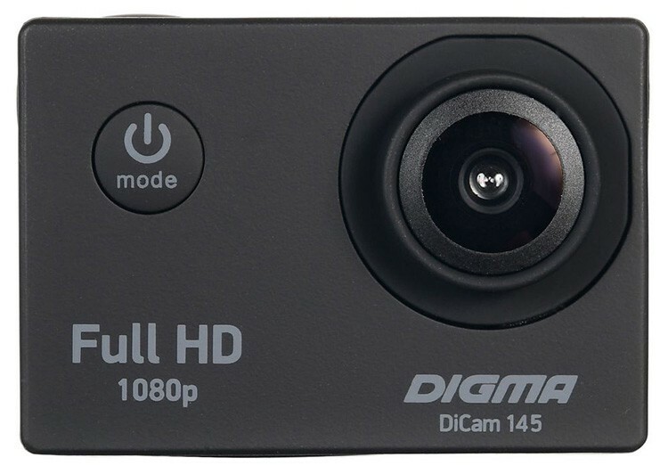 Digma DiCam 145 Posodobljeni fotoaparat je opremljen z vodotesnim ohišjem