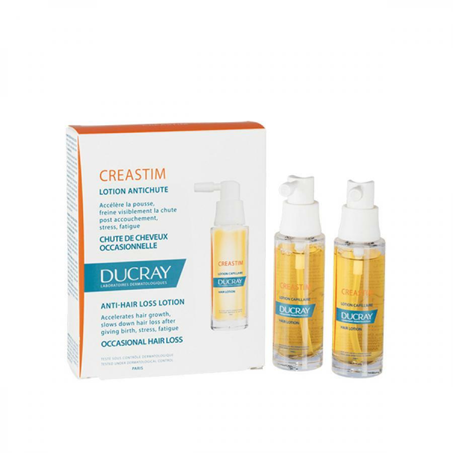 Ducray Creastim lotion capillaire, 2*30 ml, contre la chute des cheveux
