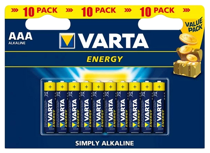 Batteri Varta Energy LR03-10BL 10 st