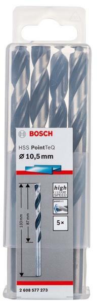 Boor voor metaal Bosch Ф10.5х87mm (2.608.577.273)