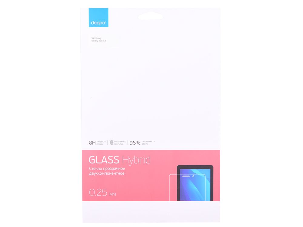 Vidro protetor Deppa Hybrid para Samsung Galaxy Tab S3, transparente (62380)