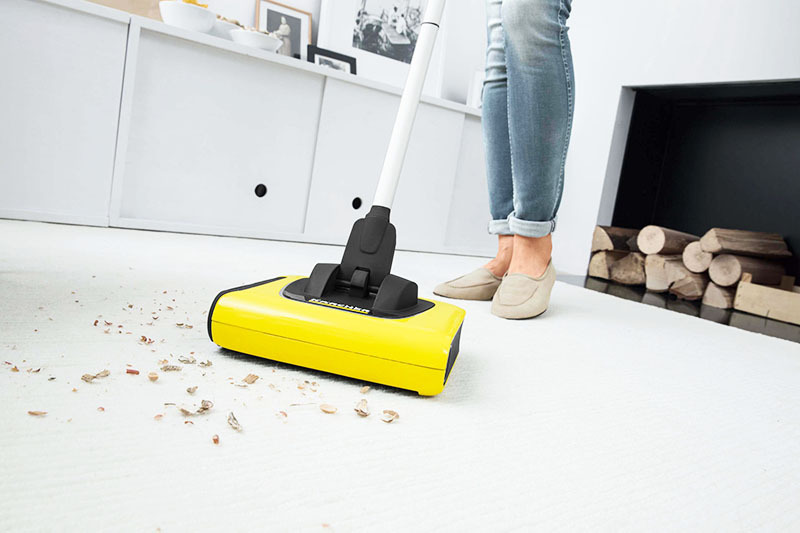 The electric brush is able to penetrate into any corner and does a very high-quality cleaning