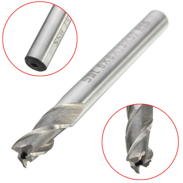 Broca de roteador CNC de ponta extra longa com flauta de alumínio HSS de 3 mm