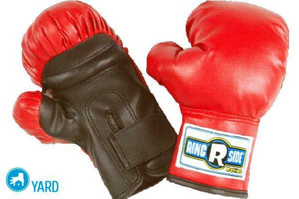Boxing gloves with their own hands
