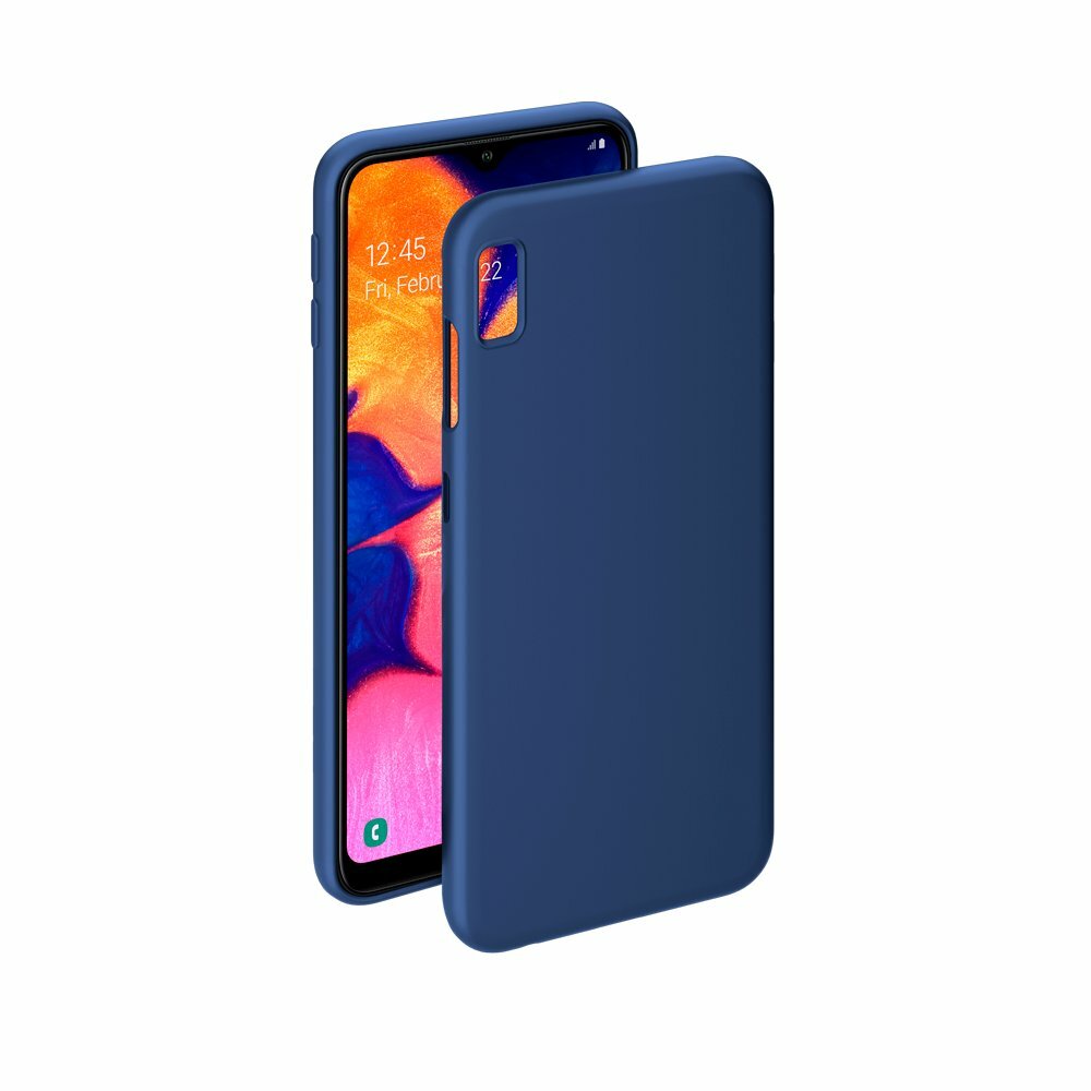 Samsung Galaxy A10 (2019) için Deppa Jel Renkli Kılıf, mavi