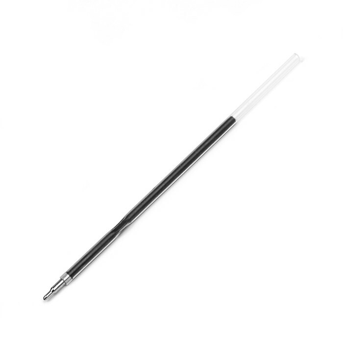 Ballpoint blue 0.5mm needle refill with L-107mm ears for automatic pens