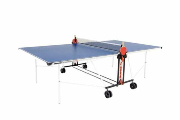 Tavolo da ping pong per tutte le stagioni DONIC Outdoor Roller Fun 4mm Mesh - Blu
