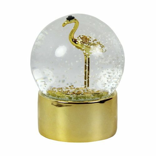 Snow globe # and # quot; Crane # and # quot;, golden