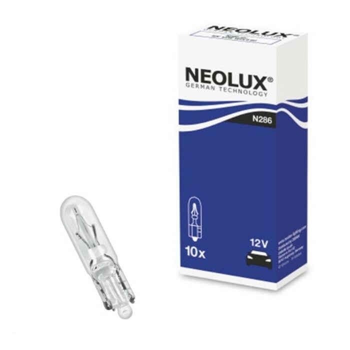 Automobilska svjetiljka NEOLUX, W1.2W, 12 V, 1.2 W, (W2x4,6d), N286