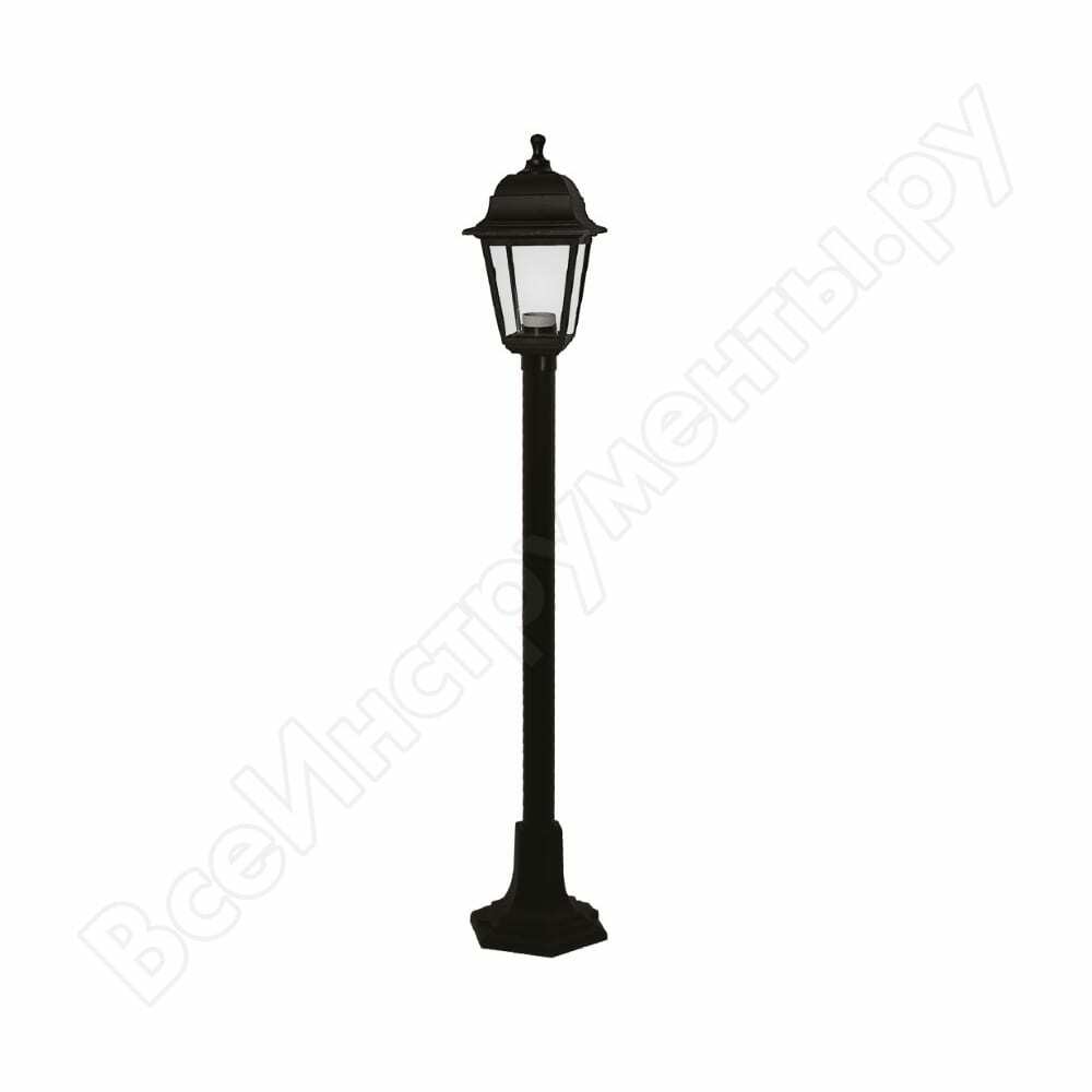 Lampione da giardino base Duwi 3 in 1 390-650-960 mm, 60 w, nero, trasparente, plastica 24137 9