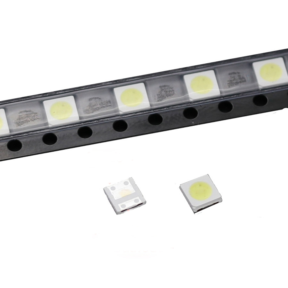 PC. High Power 1W 3535 100LM 3V Cool White LED -pärlor LCD -bakgrundsbelysning för DIY TV -reparationsapplikation