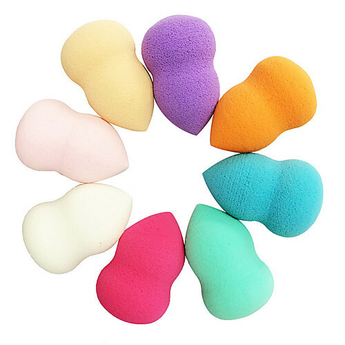 Colors Eyeshadow Powder Puff 1 pcs Other Powder / Khaki / Liquid Latex-free / Hypoallergenic Round Make Up Cosmetic Natural Sponges