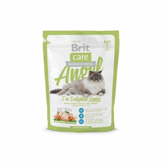 Brit Care Cat Angel Delighted Senior Trockenfutter für ältere Katzen, 400 g