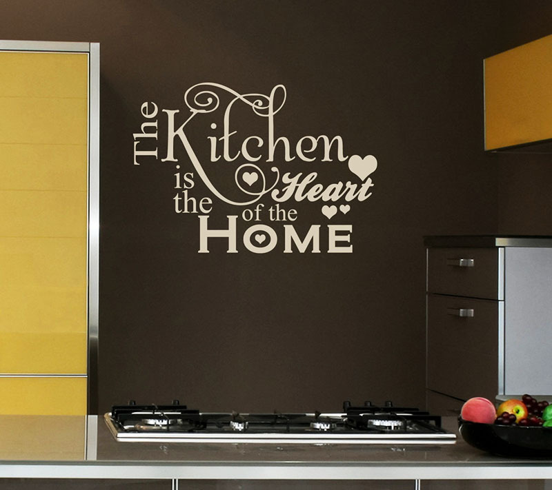Making an ordinary apartment unique: wall decor in the kitchen