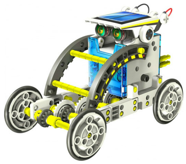 Konstruktørplast OCIE 14 i 1: Solcelledrevet robot