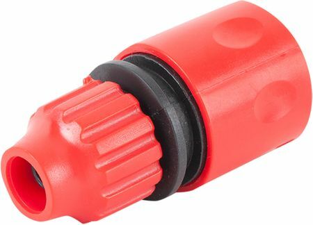 Boutte connector 8 mm kleur rood