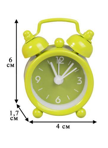 Mini reloj despertador Esfera de color (4cm) (metal) (caja de PVC)
