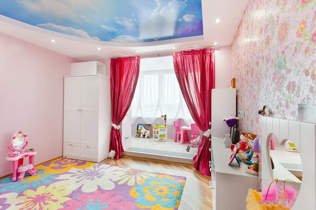 gardiner i barnens rum photo