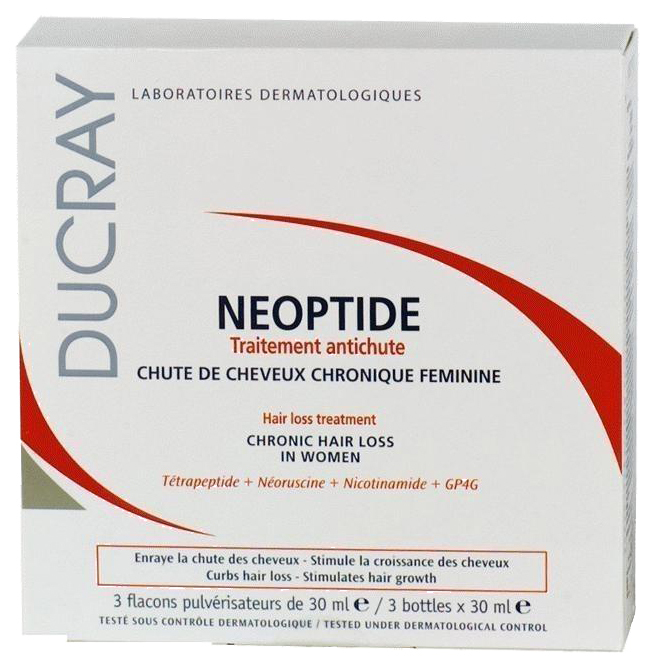 Ducray Neoptide plaukų losjonas nuo plaukų slinkimo 3x30 ml