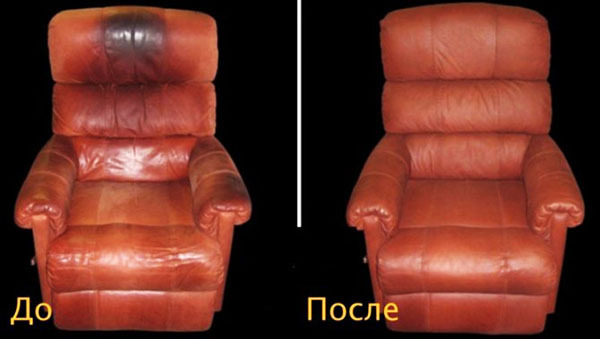 Mise à niveau de chaise en cuir