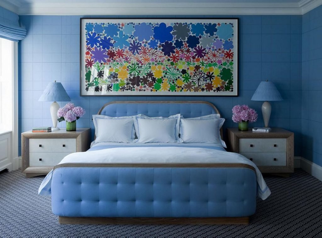 ideas de dormitorio azul