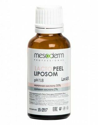 Mesoderm Peeling Lacto Peel Liposom Liposomal Lacto Peel (acido lattico 35%, Ph1.8), 30 ml
