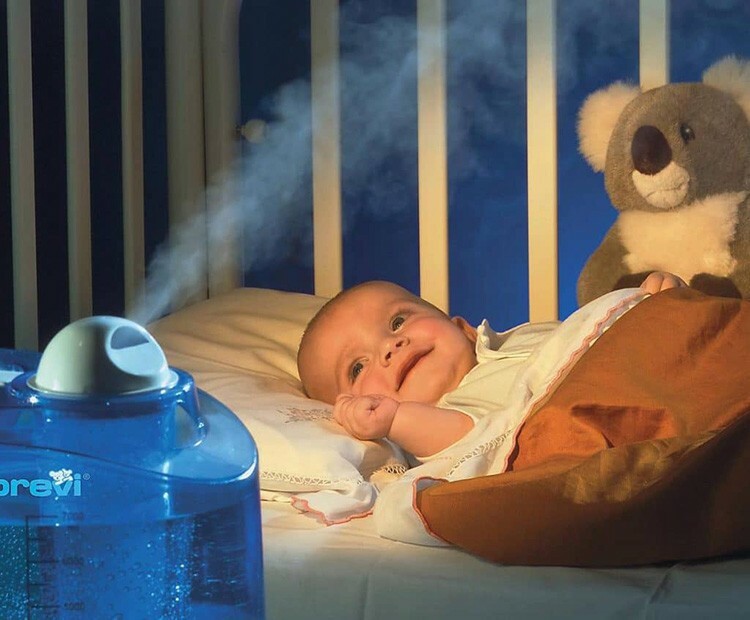  Befuktning av barnets luft är mycket viktigt för barnets hälsa.