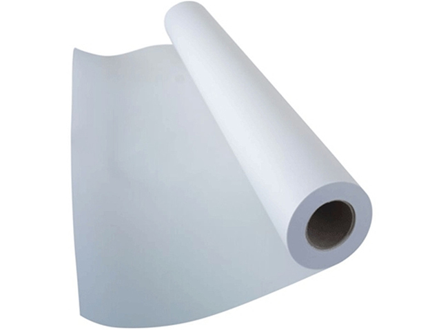 Rouleau de papier synthétique auto-adhésif 50,8 mm, 180 g/m2, 0,610x30 m