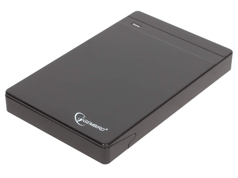 Ulkoinen laatikko HDD / SSD 2.5 Gembird EE2-U2S-44P -kotelo musta / muovi / USB 2.0 / SATA