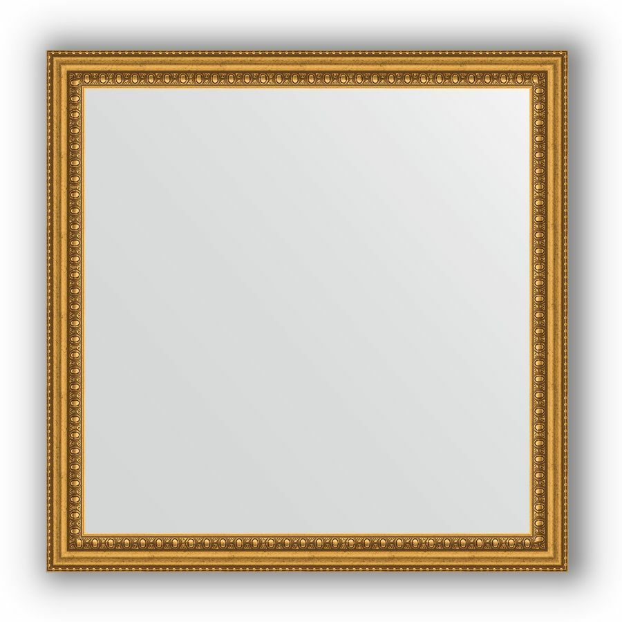 Ogledalo zrnca 62x62 cm zlatne Evoform Definite BY 0777