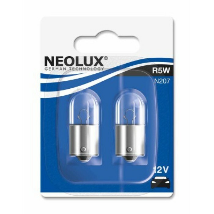 Autolamp NEOLUX, R5W, 12 V, 5 W, komplekt 2 tk, N207-02B
