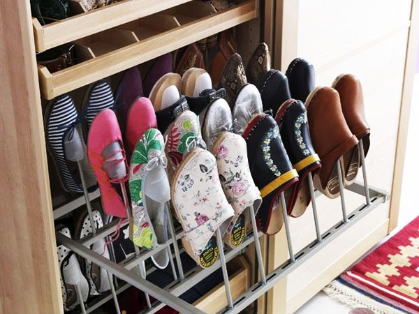 Najjednoduchšia možnosť skladovania obuvi