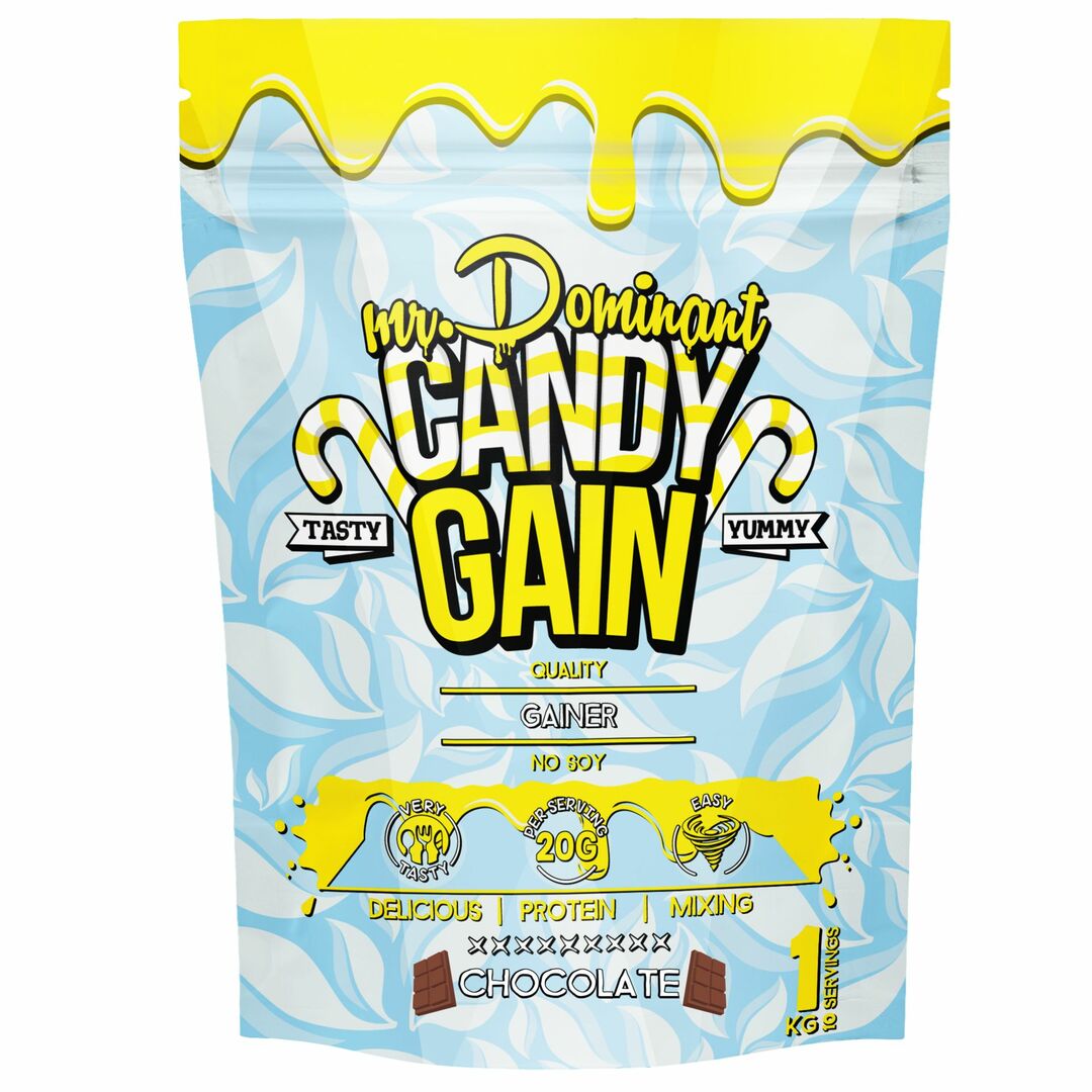 Gainer Mr. Domináns Candy Gain 1000 g csokoládé
