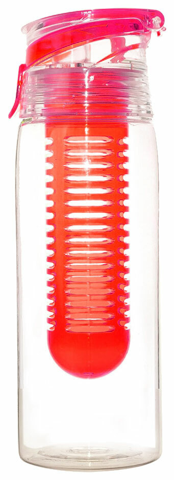 Botella Asobu BTA712 Transparente, roja