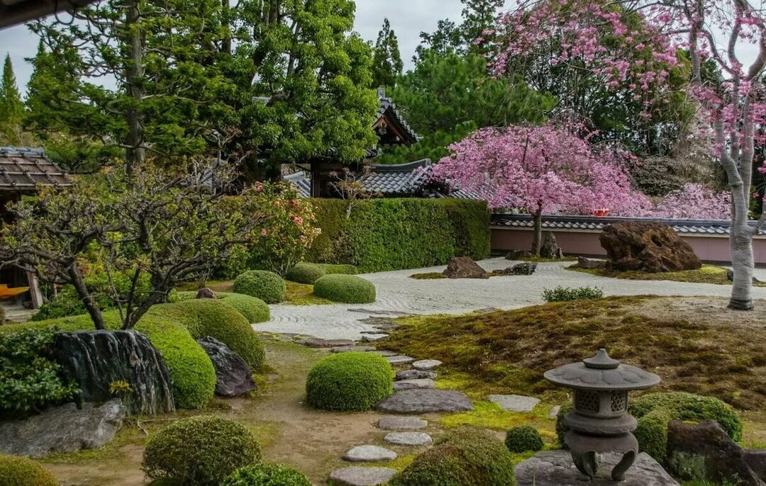 Garten im japanischen Stil