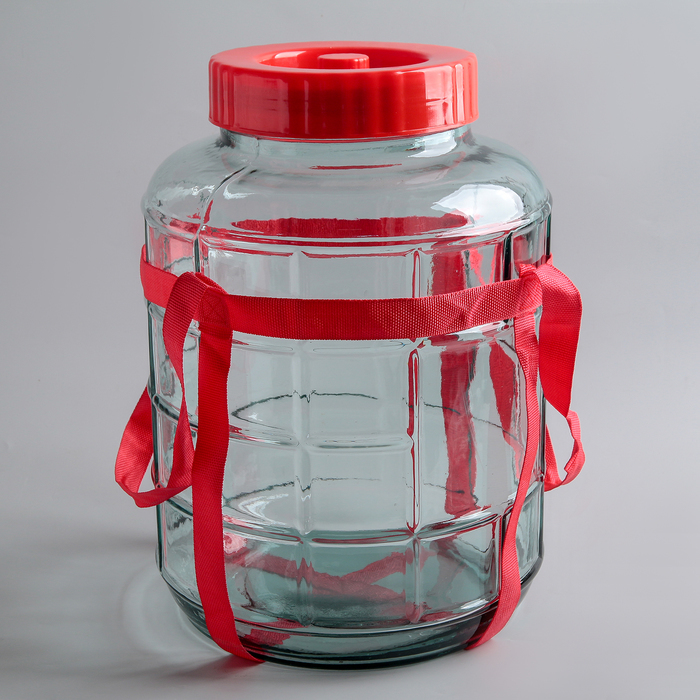 Glass jar with a water seal GL-70 15l