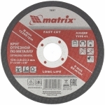 Metal için kesme diski, 125 х 2,0 х 22 mm MATRIX 74337