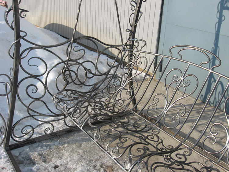 Having mastered metal forging and welding, you can create more sophisticated decorative elements.