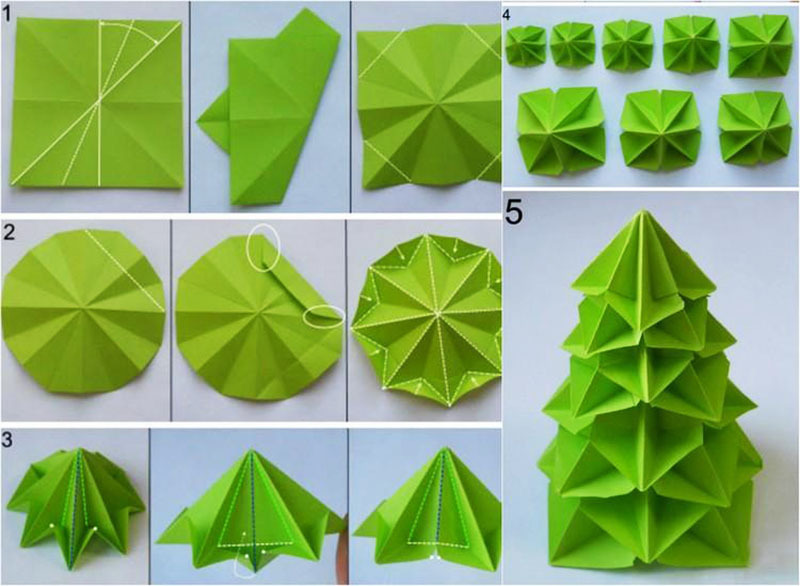 10 ideeën voor het maken van ongebruikelijke origami-sieraden