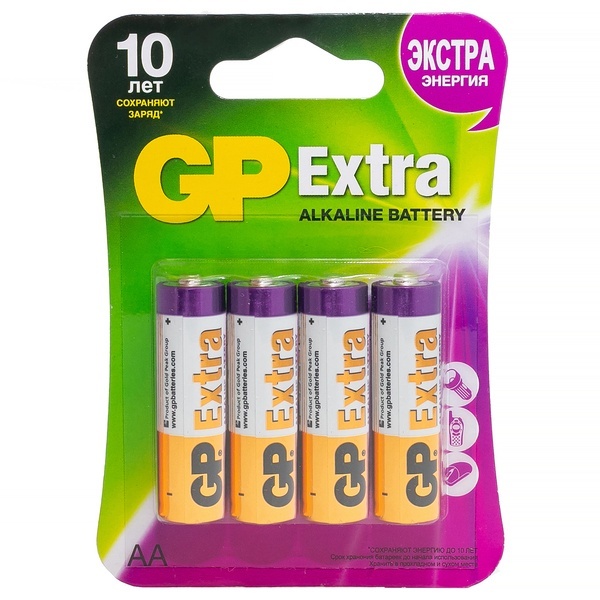 Akumulators GP EXTRA ALKALINE 15AXNEW-2CR4