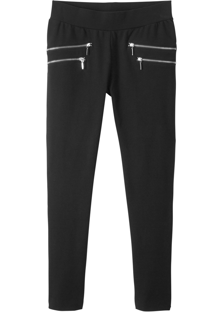 Pantalon stretch avec zips latéraux