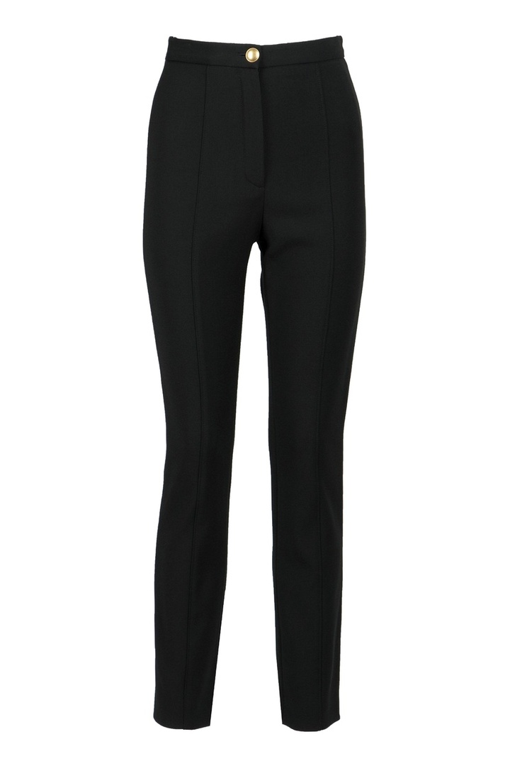 Black skinny trousers with arrows