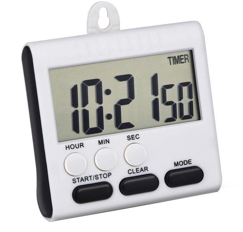  KC-11 Large Screen Magnetic Alarm Clock Digital Kitchen Timer 24 Hours Clock Timer with Stand