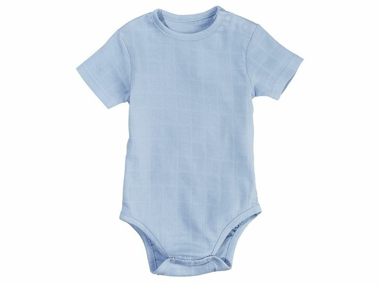 Body niemowlęce Lupilu niebieskie, rozmiar 50
