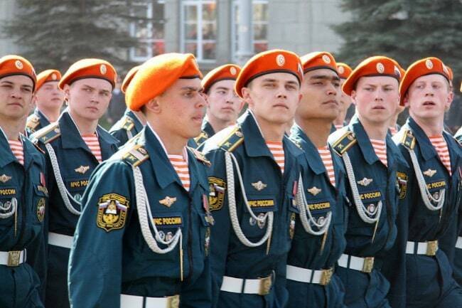 Liste over elite tropper i Russland