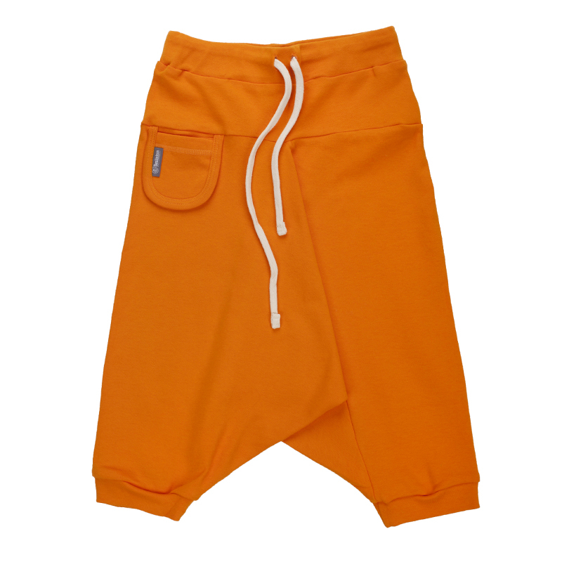 Pantaloni per bambini Bambinizon Pumpkin PIECE taglia 116 arancione