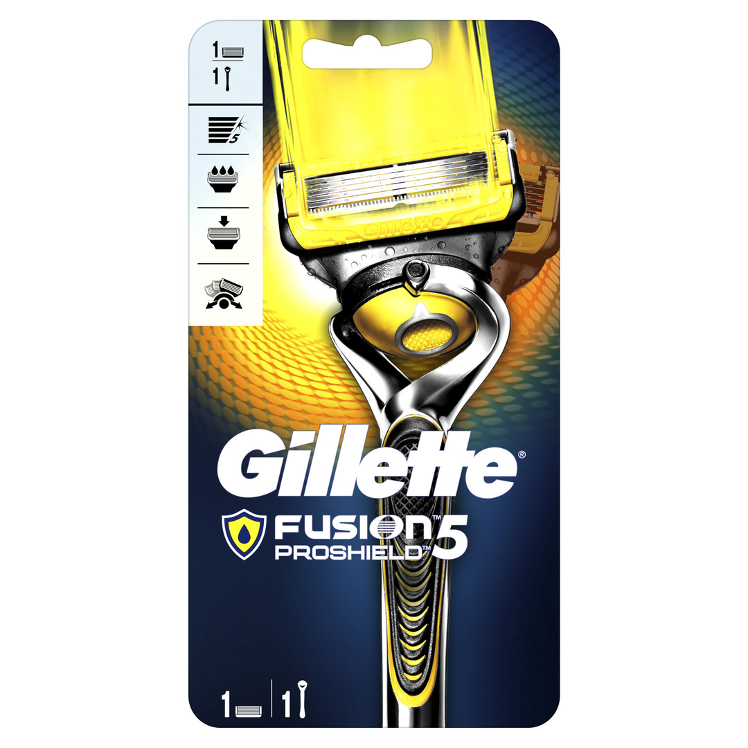 Gillette Fusion5 ProShield Herrenrasierer mit 1 Ersatzkassette